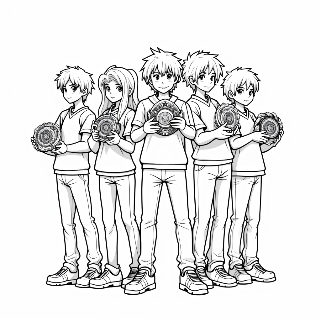 Beyblade Coloring Pages - Page 5