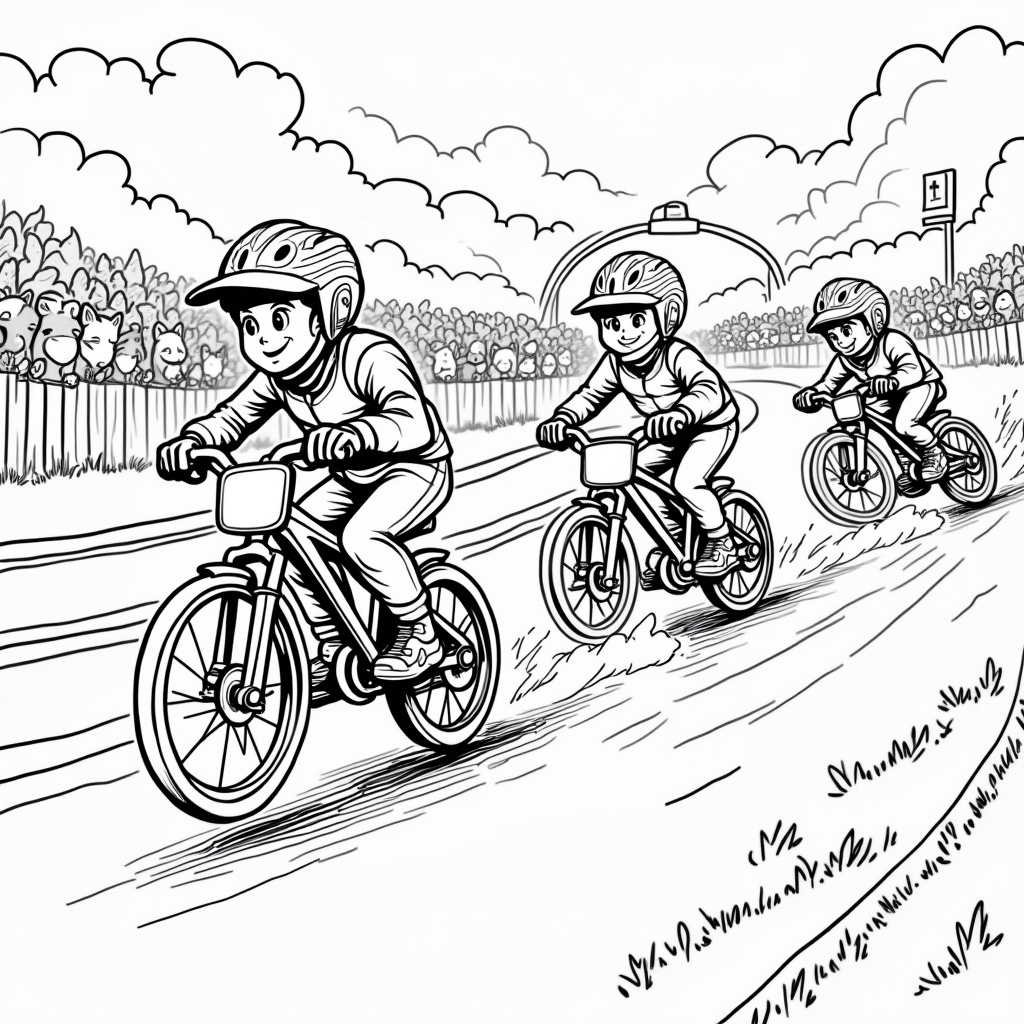 Bicycle Coloring Pages - Page 2