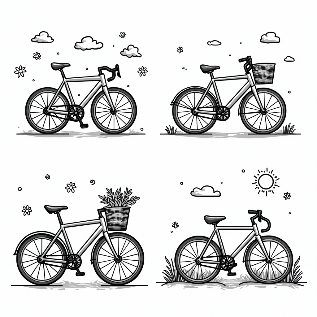 Bicycle Coloring Pages - Page 3