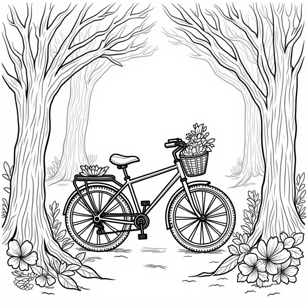 Bicycle Coloring Pages - Page 4