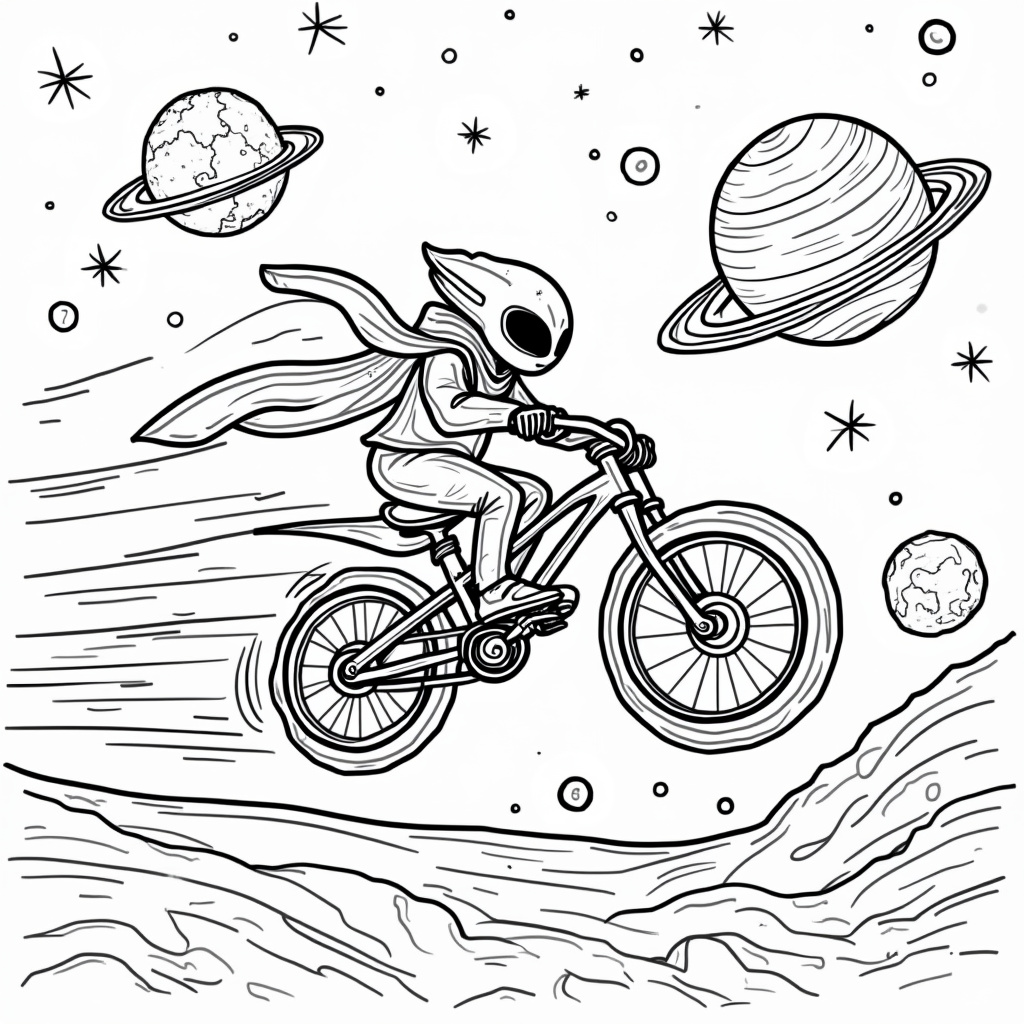 Bicycle Coloring Pages - Page 5