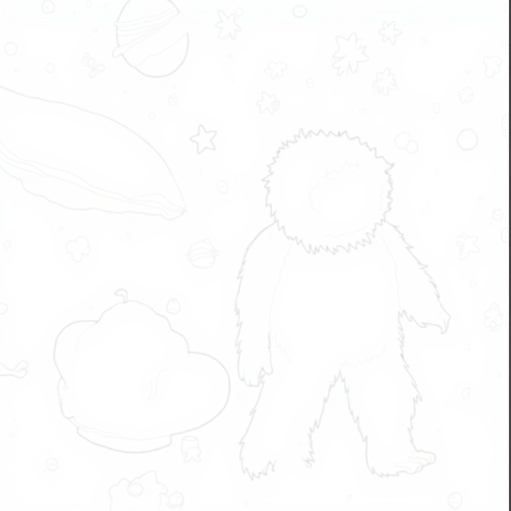 Bigfoot And Yeti Coloring Pages - Page 5