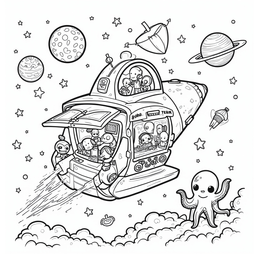Boba Tea Coloring Pages - Page 4