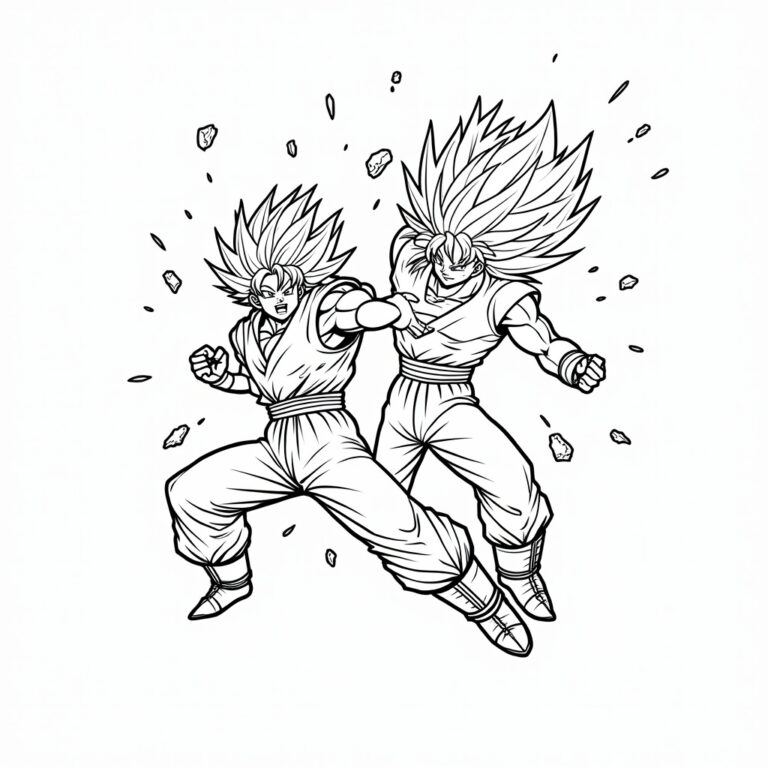 Broly Coloring Pages - Page 1