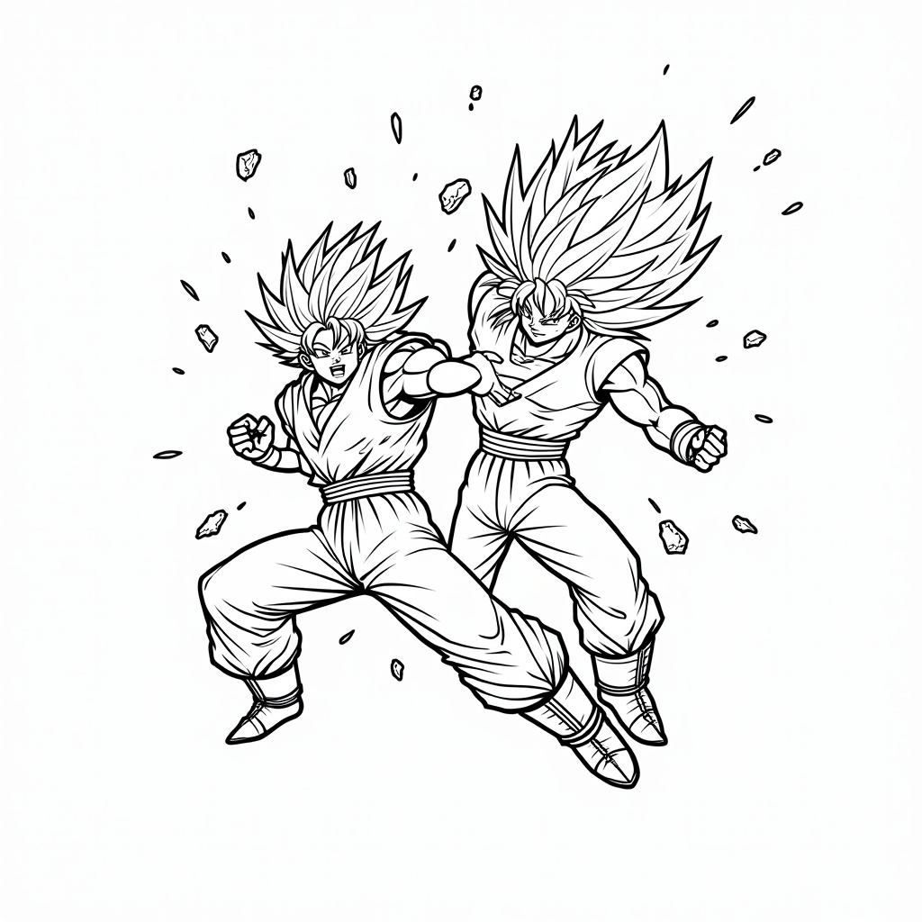 Broly Coloring Pages - Page 1