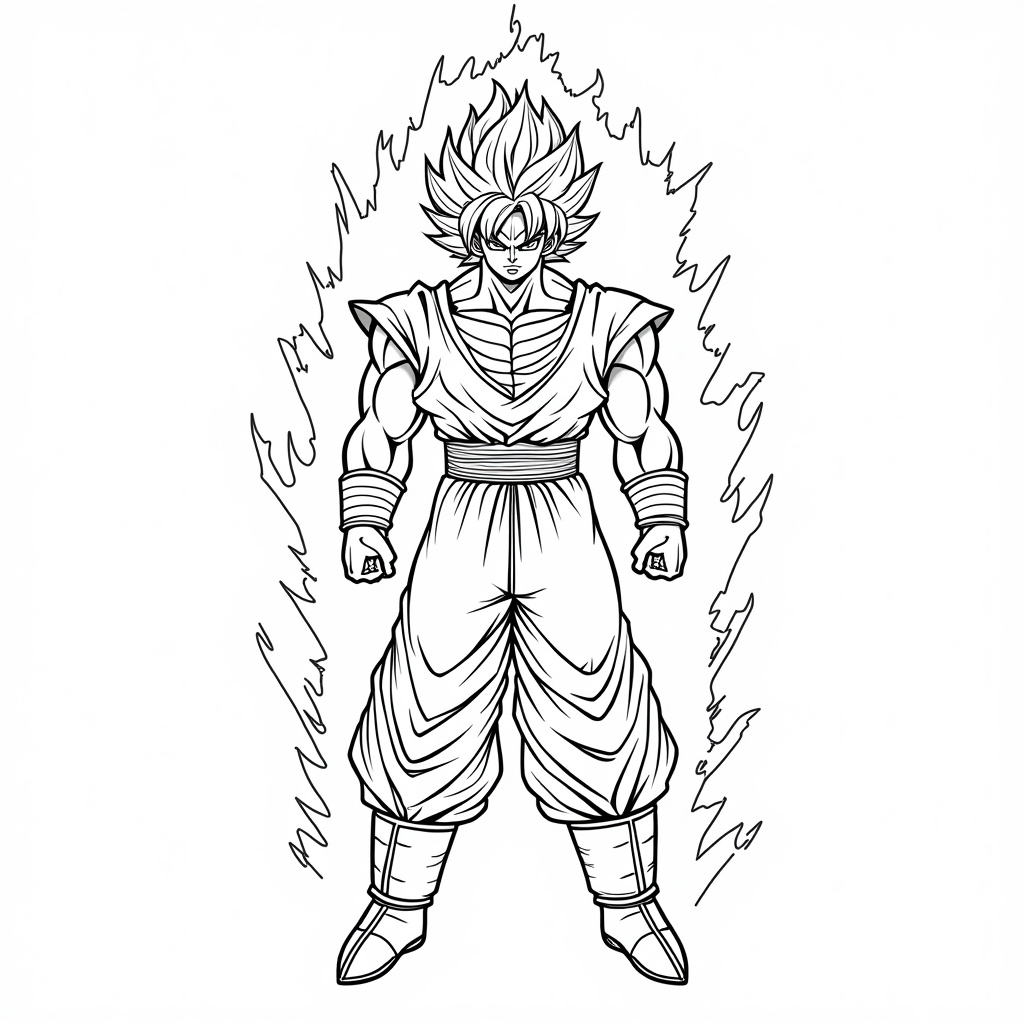 Broly Coloring Pages - Page 2