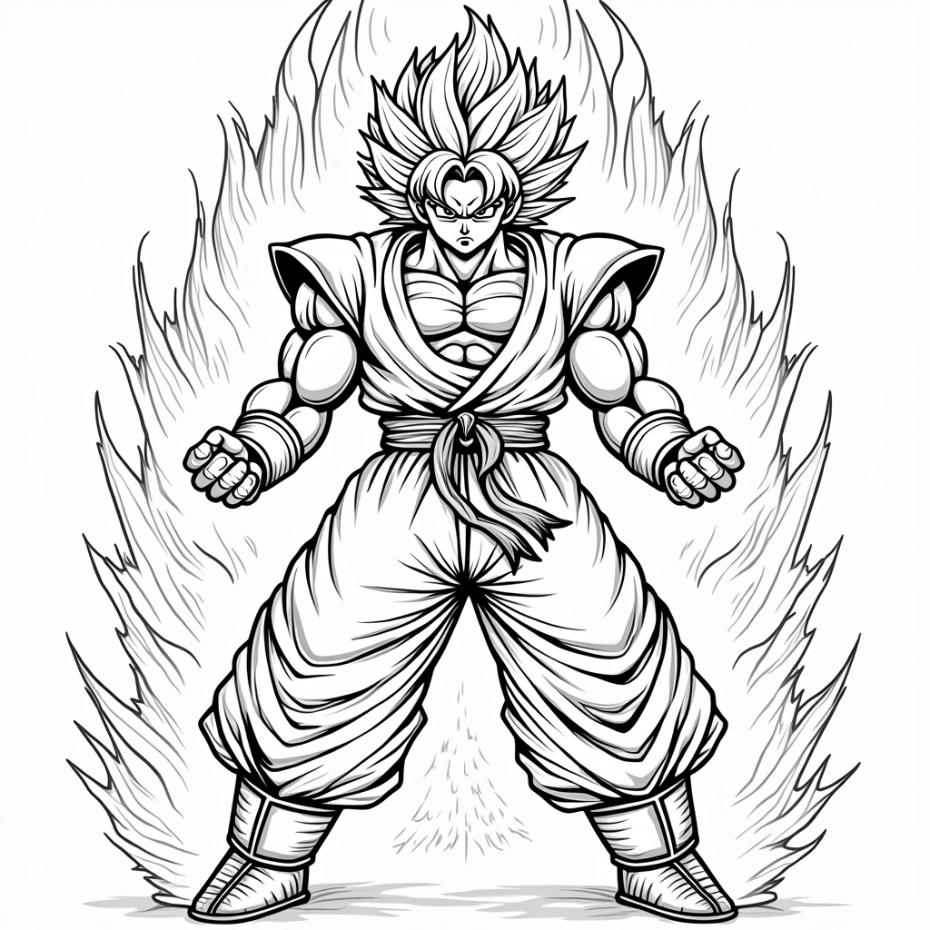 Broly Coloring Pages - Page 4