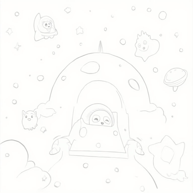 BT21 Coloring Pages - Page 1