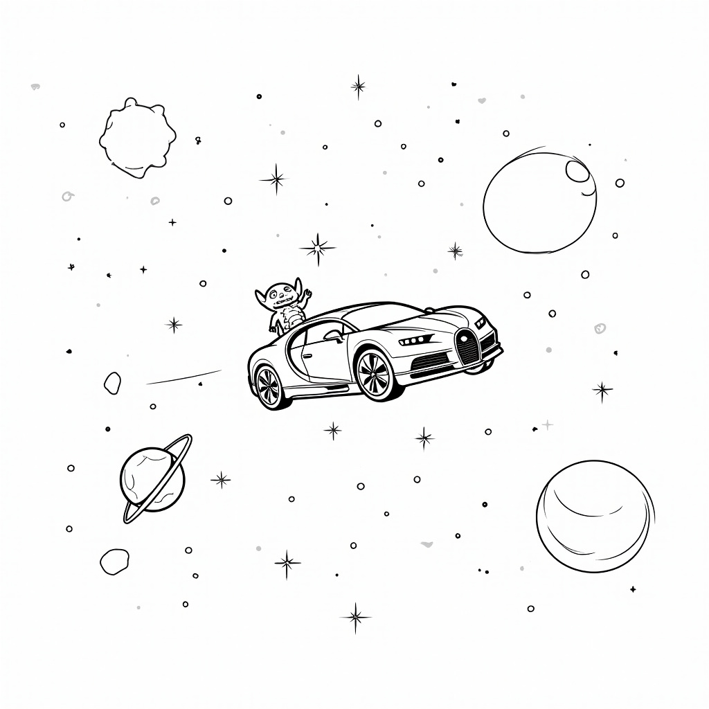 Bugatti Coloring Pages - Page 4