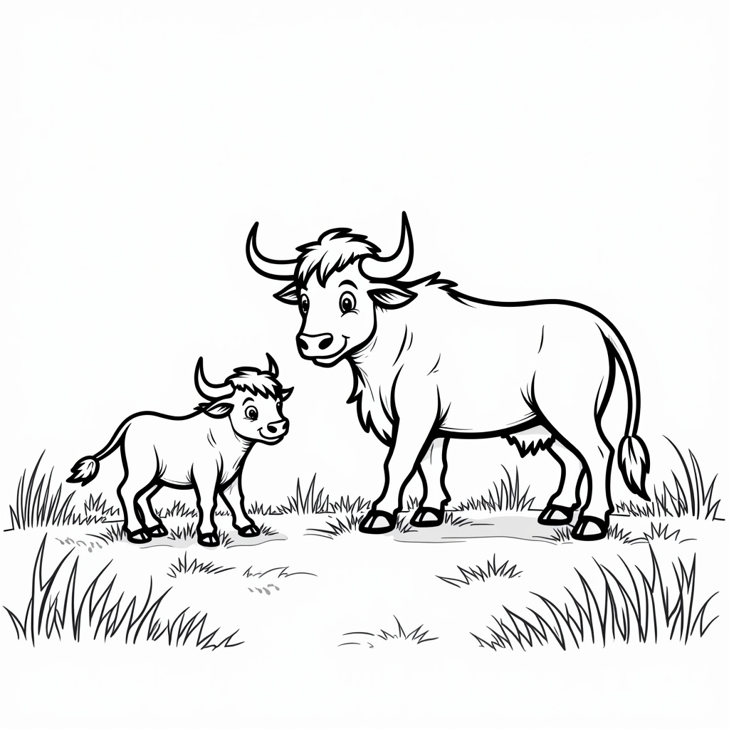 Bull Coloring Pages - Page 3