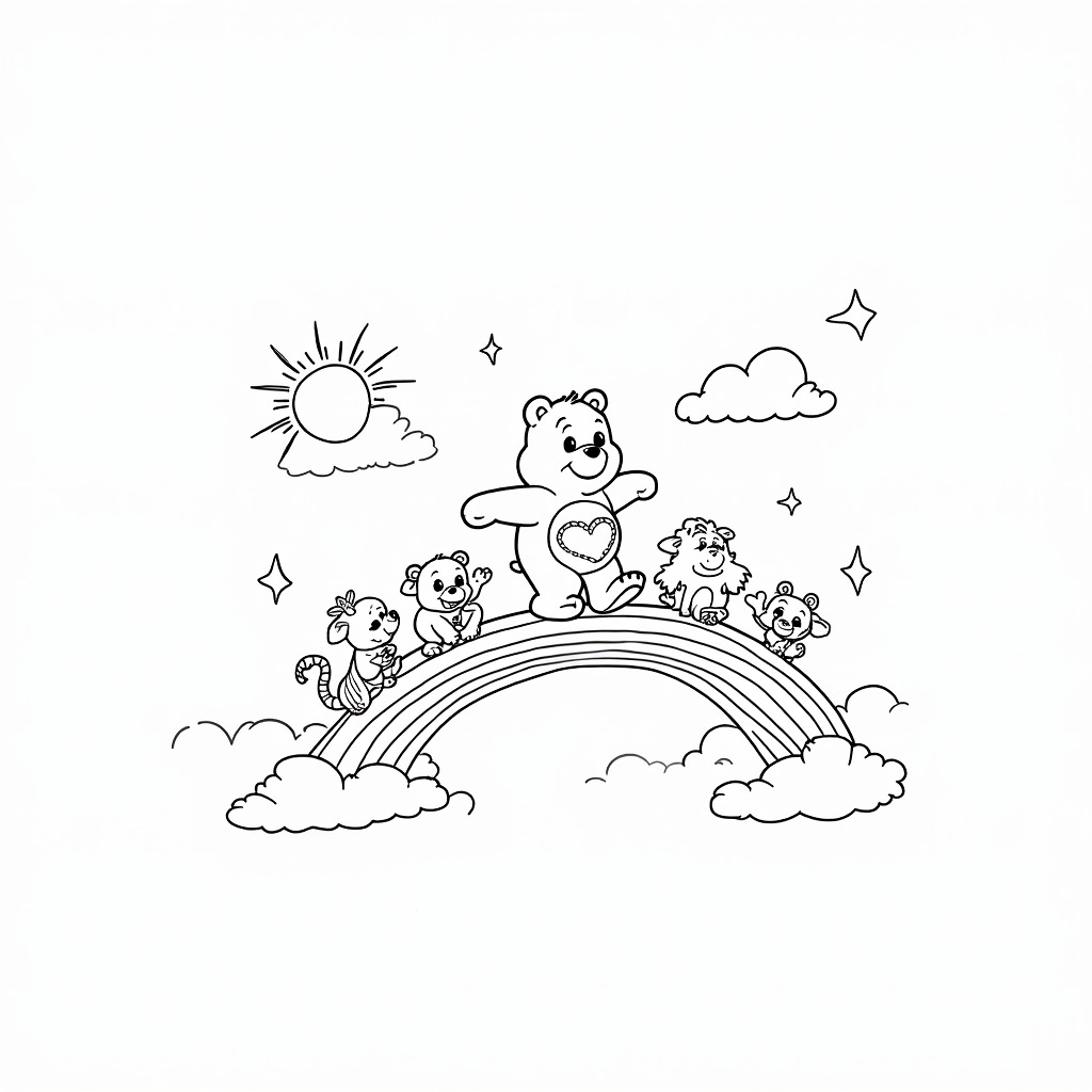 Care Bear Coloring Pages - Page 1