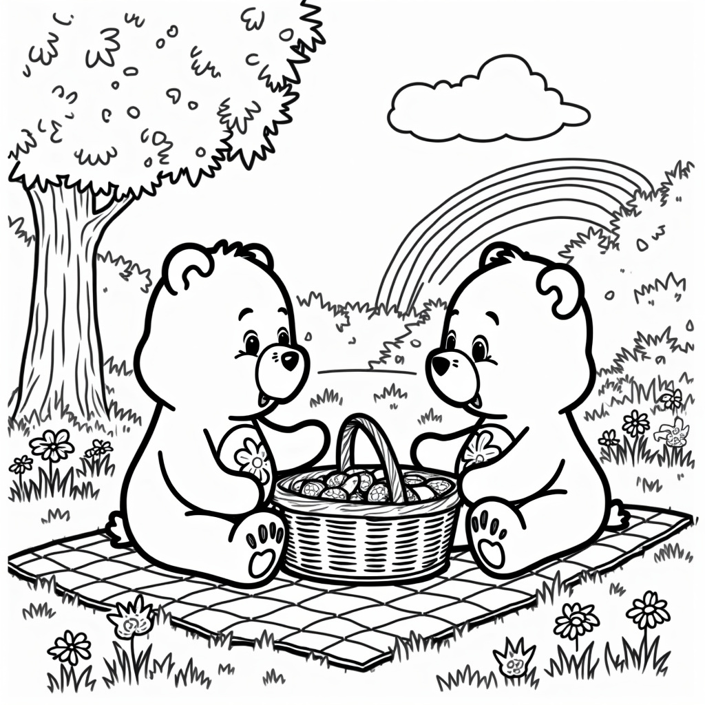 Care Bear Coloring Pages - Page 2
