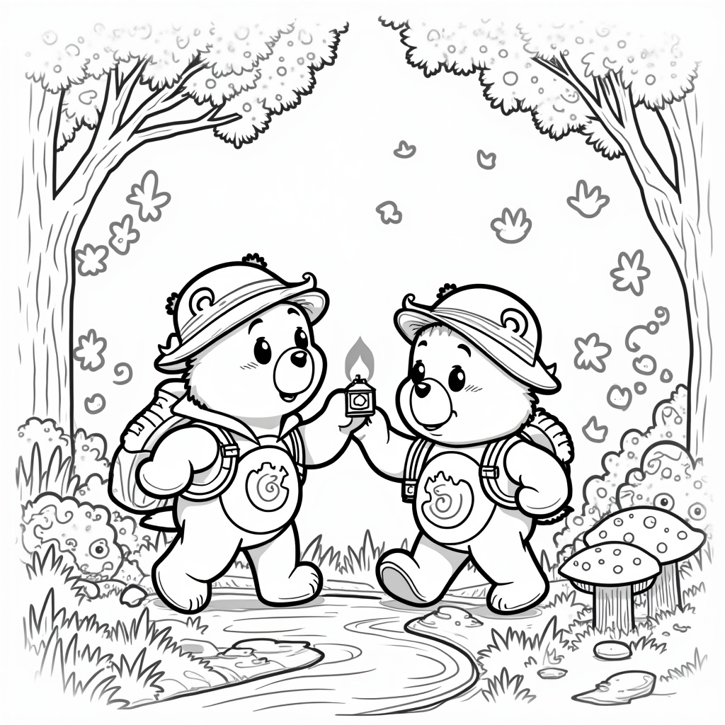 Care Bear Coloring Pages - Page 4