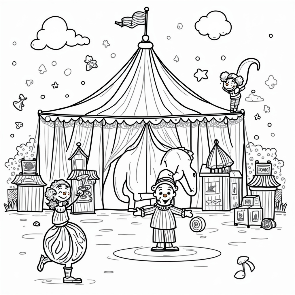 Cartoon Coloring Pages - Page 5