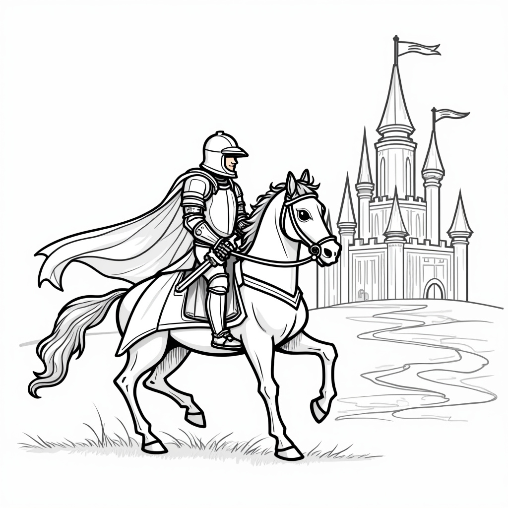 Castle Coloring Pages - Page 2