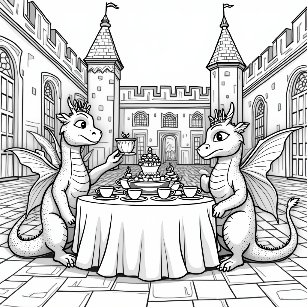 Castle Coloring Pages - Page 3