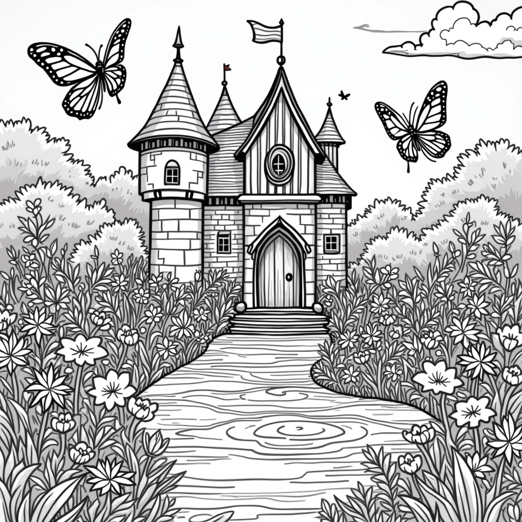 Castle Coloring Pages - Page 4