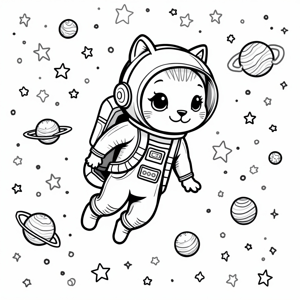 Cat Coloring Pages - Page 2