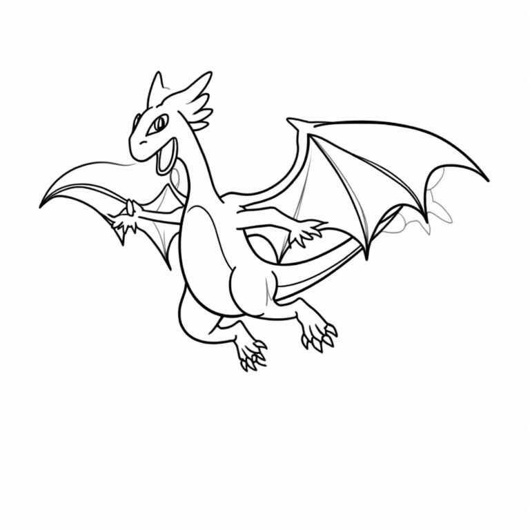 Charizard Coloring Pages - Page 1