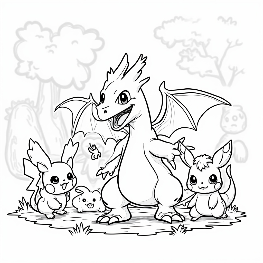 Charizard Coloring Pages - Page 4