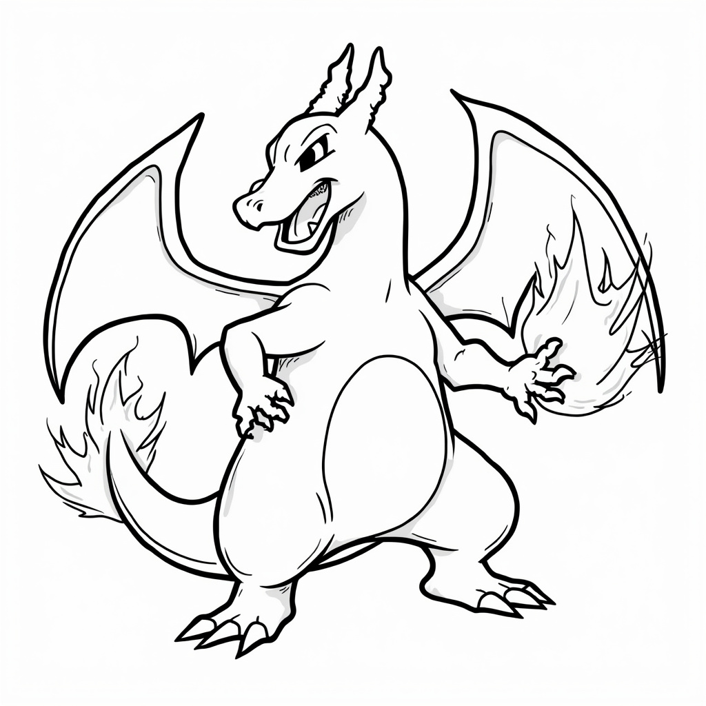 Charizard Coloring Pages - Page 5