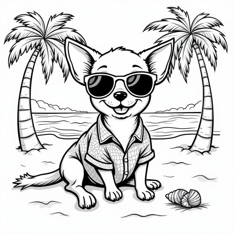 Chihuahua Coloring Pages - Page 1