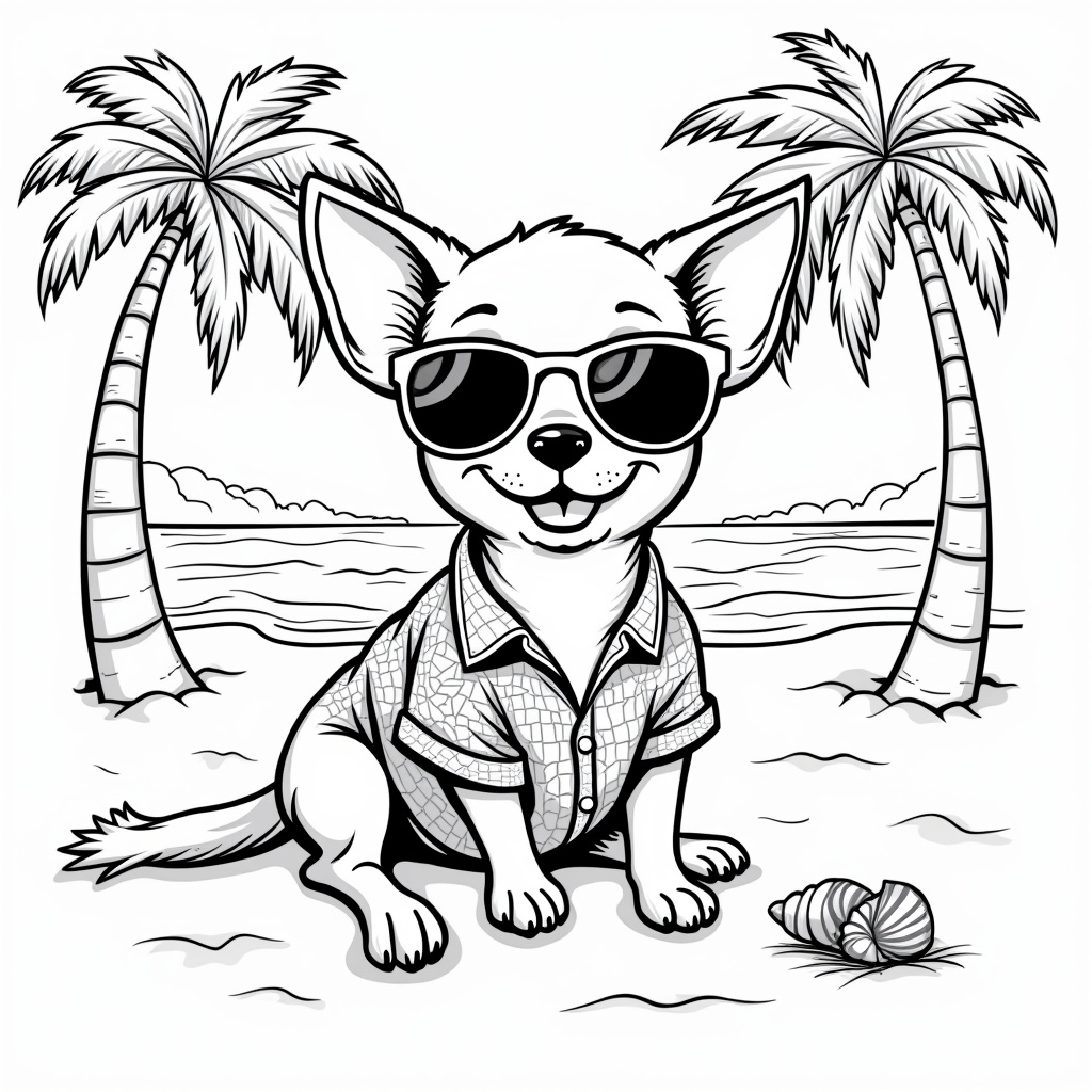 Chihuahua Coloring Pages - Page 1