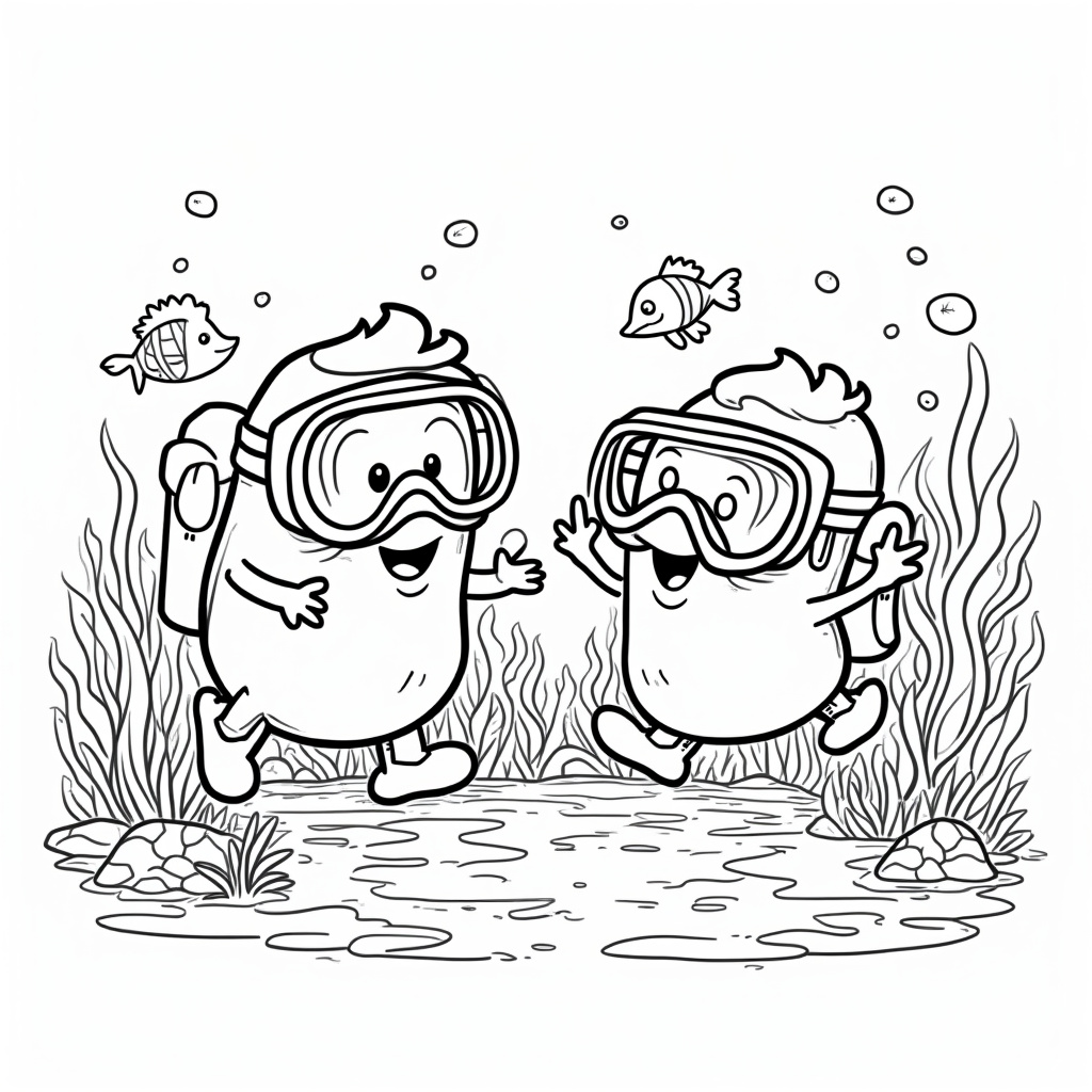 Chip And Potato Coloring Pages - Page 2