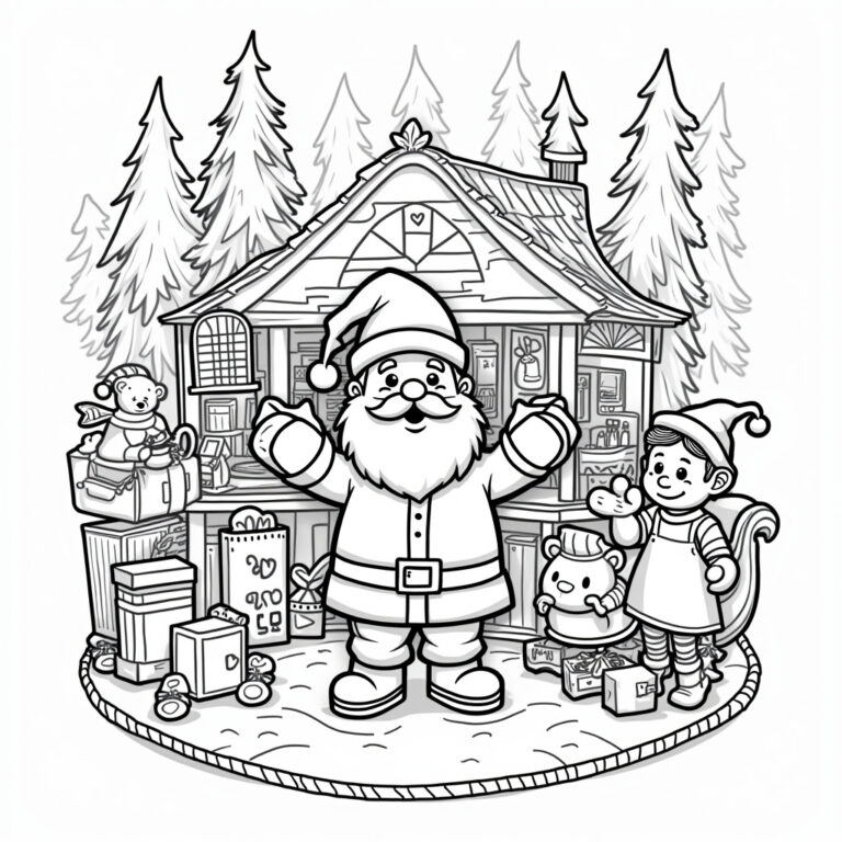 Christmas Ornament Coloring Pages - Page 1