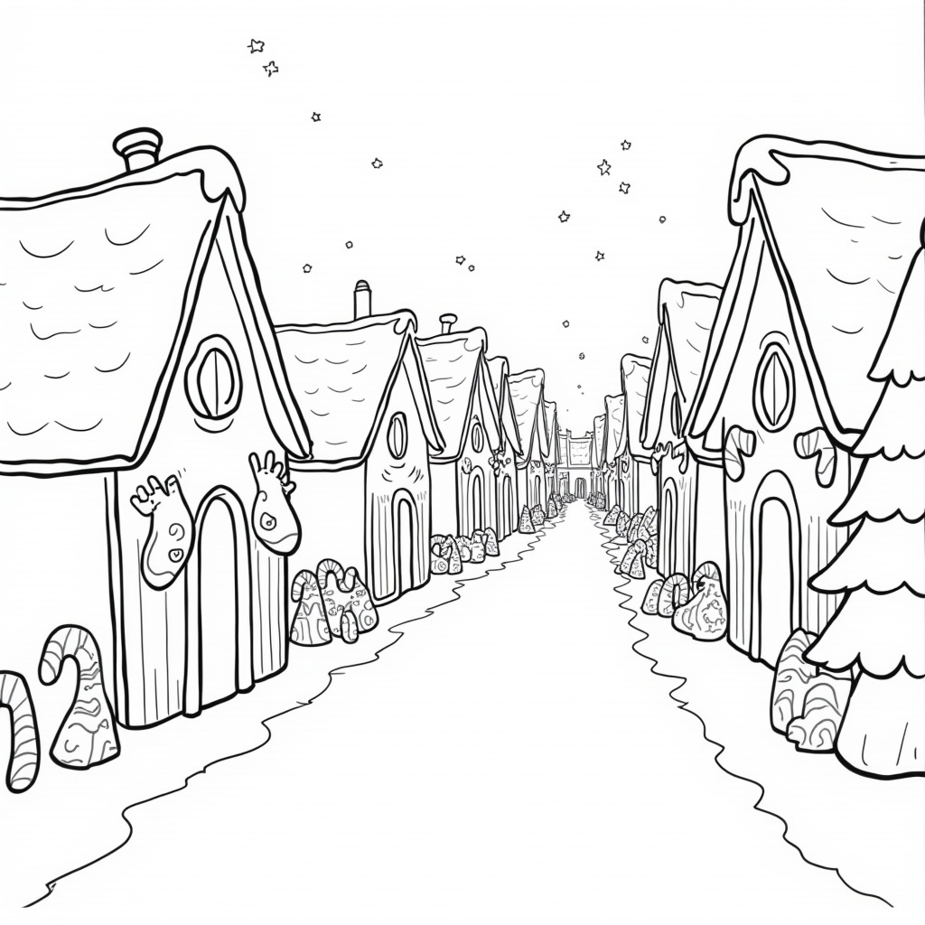 Christmas Stocking Coloring Pages - Page 5