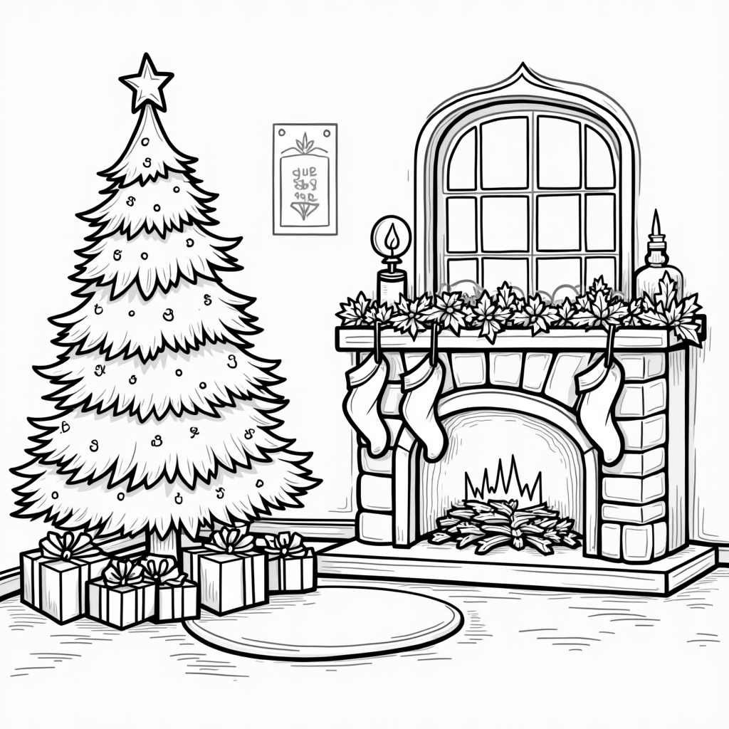 Christmas Tree Coloring Pages - Page 2