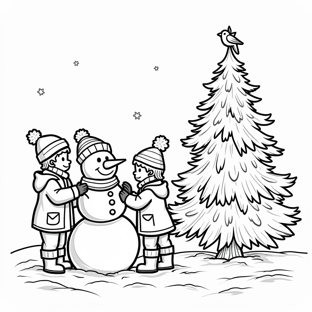 Christmas Tree Coloring Pages - Page 5