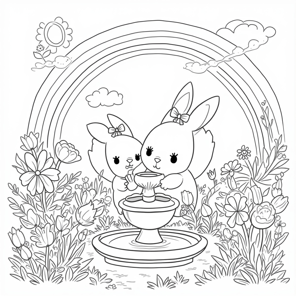 Cinnamoroll Coloring Pages - Page 3