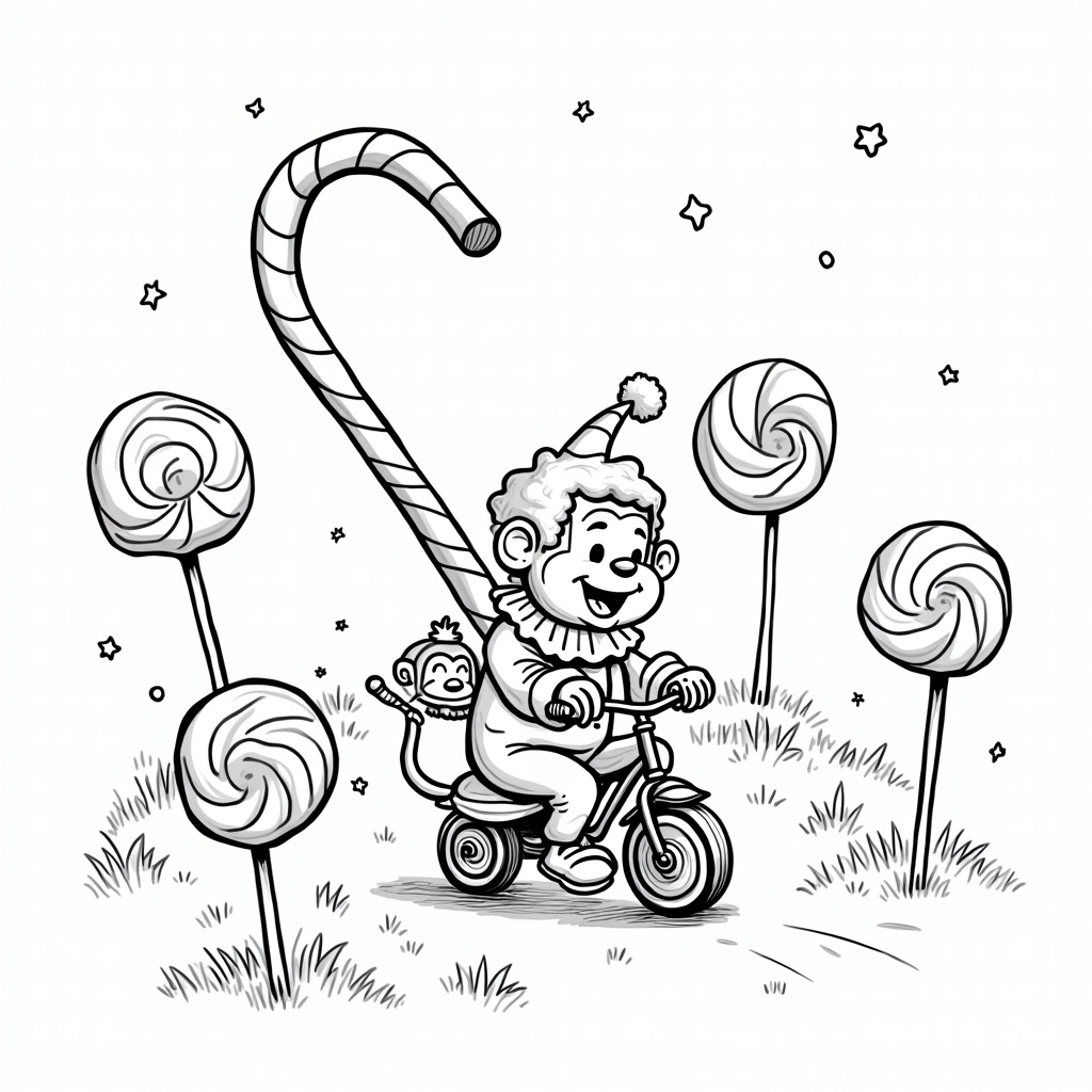 Clown Coloring Pages - Page 3