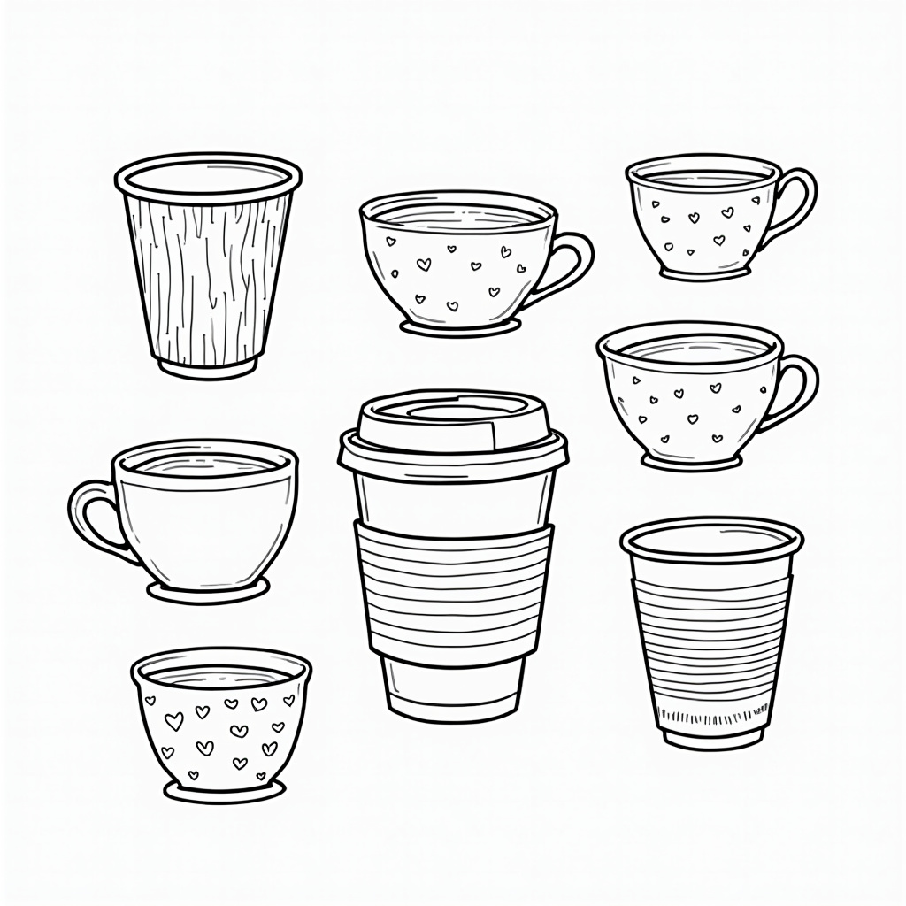 Coffee Coloring Pages - Page 3