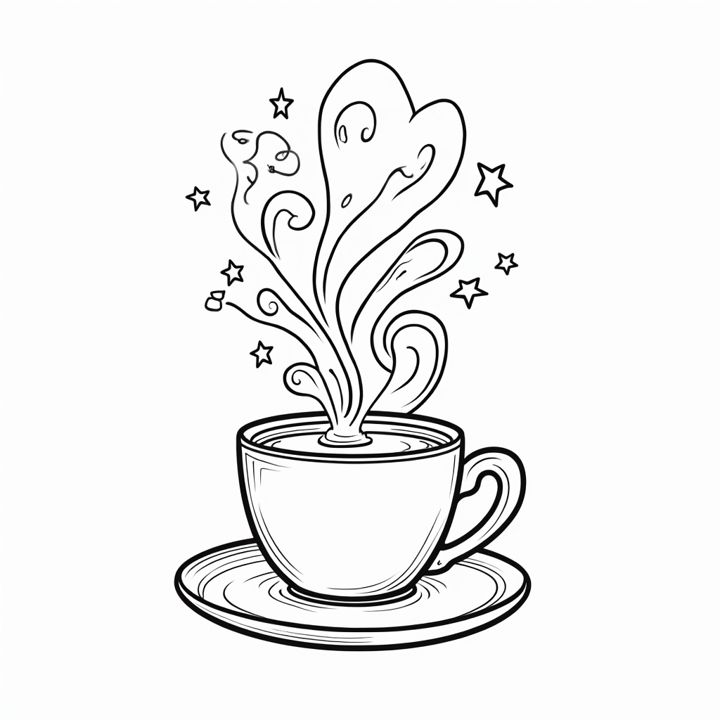 Coffee Coloring Pages - Page 5