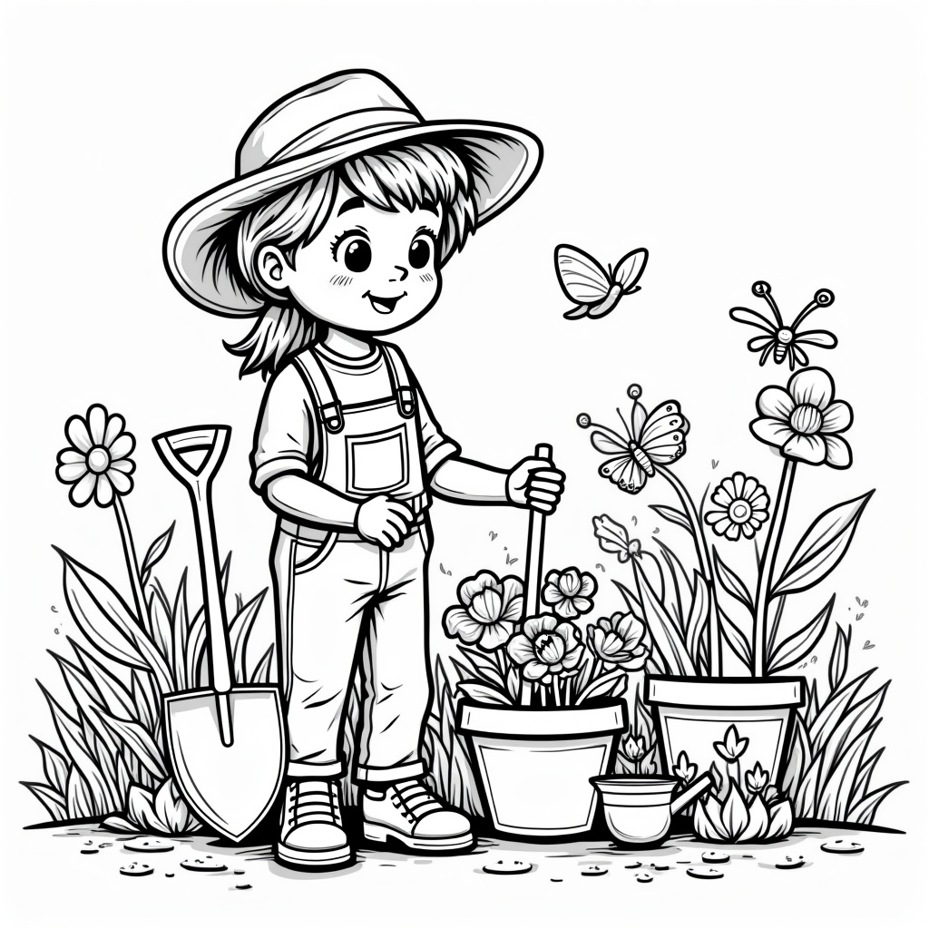 Community Helpers Coloring Pages - Page 4