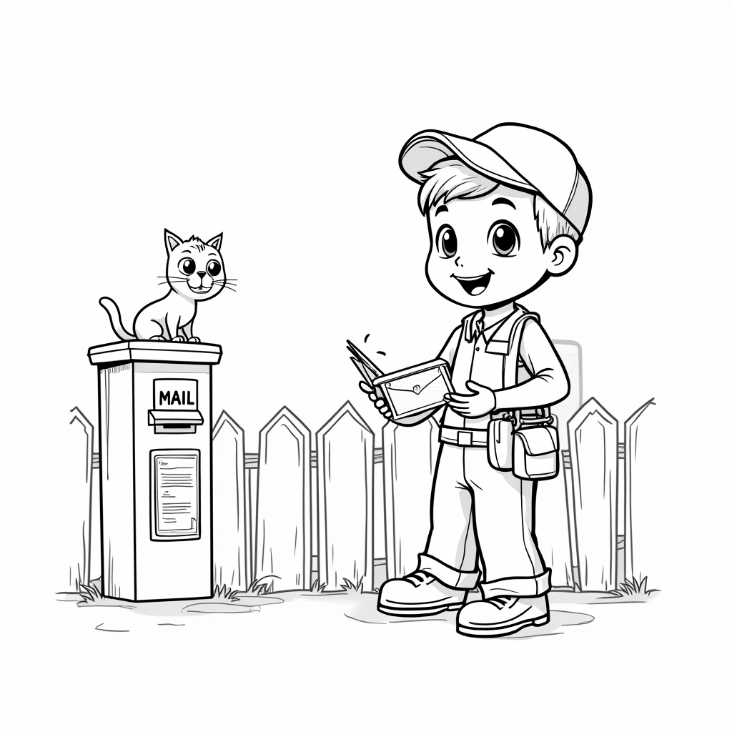 Community Helpers Coloring Pages - Page 5