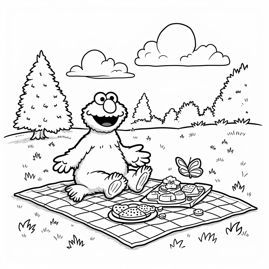 Cookie Monster Coloring Pages - Page 2