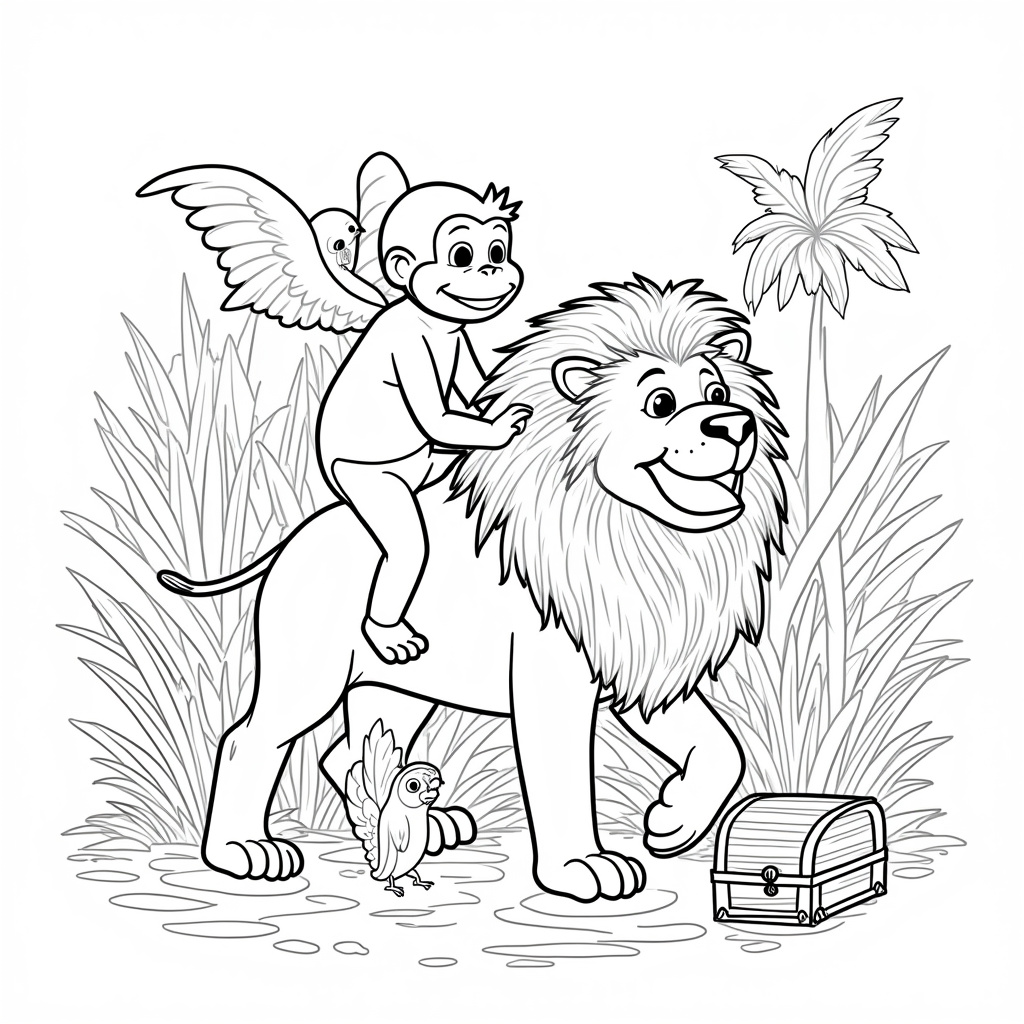 Curious George Coloring Pages - Page 3