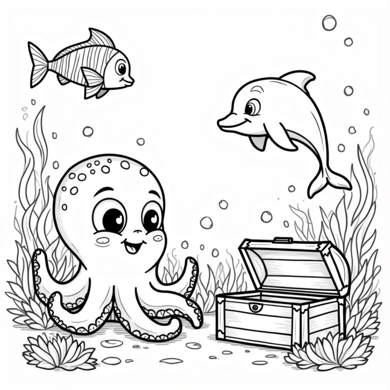 Cute Coloring Pages - Page 1