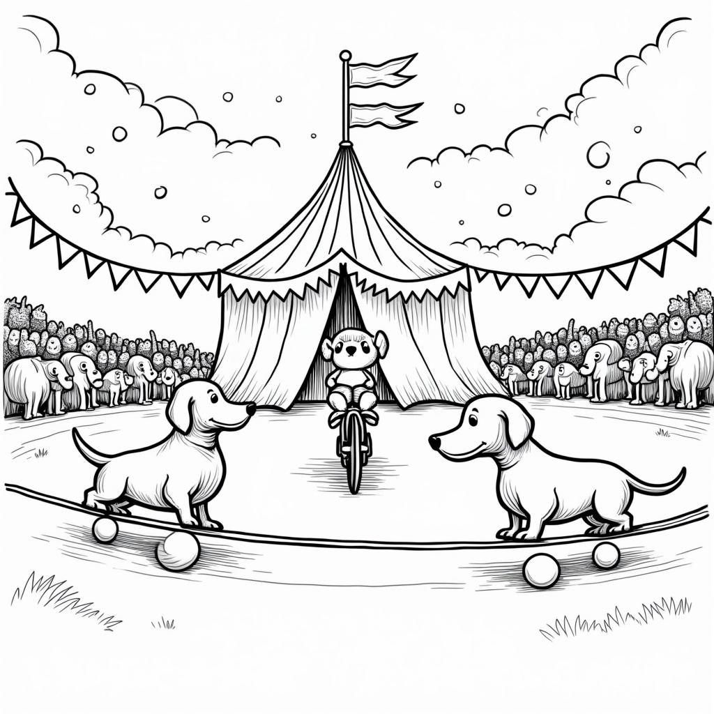 Dachshund Coloring Pages - Page 4