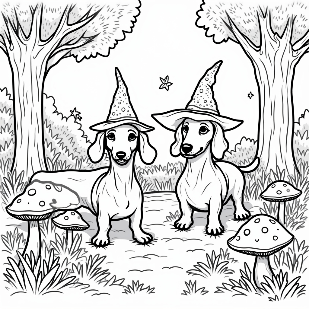 Dachshund Coloring Pages - Page 5