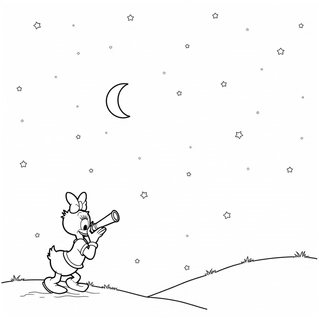 Daisy Duck Coloring Pages - Page 5