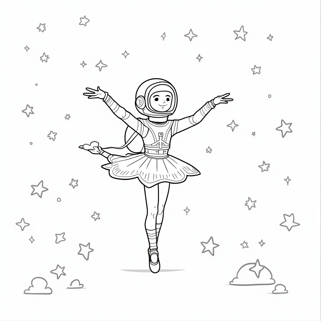 Dancing Coloring Pages - Page 2