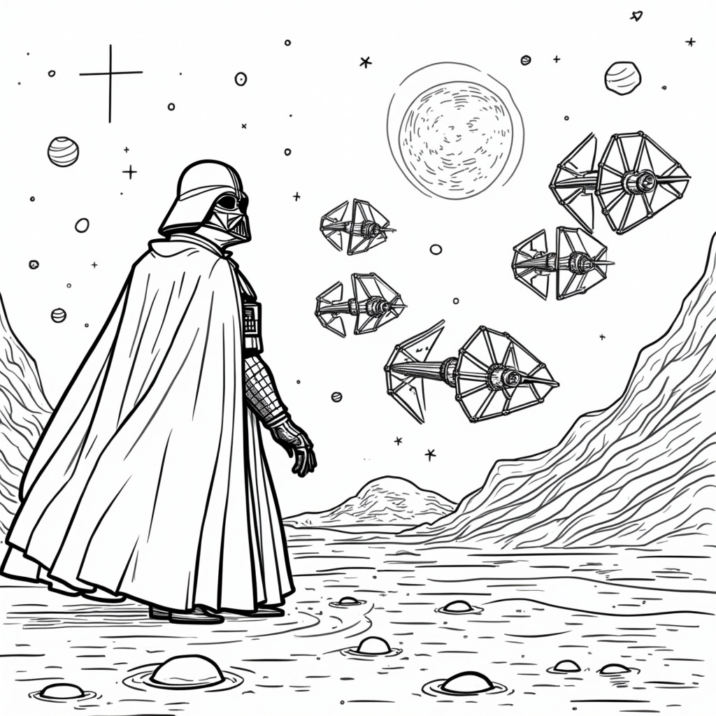 Darth Vader Coloring Pages - Page 3
