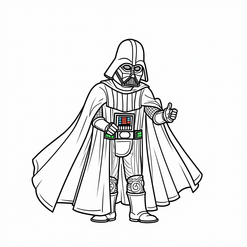 Darth Vader Coloring Pages - Page 4