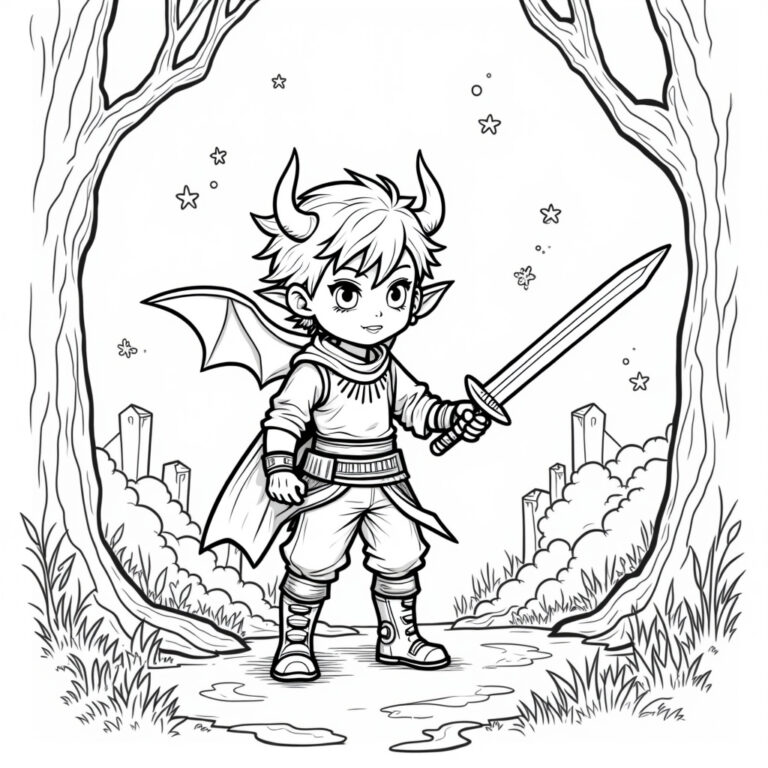 Demon Slayer Coloring Pages - Page 1