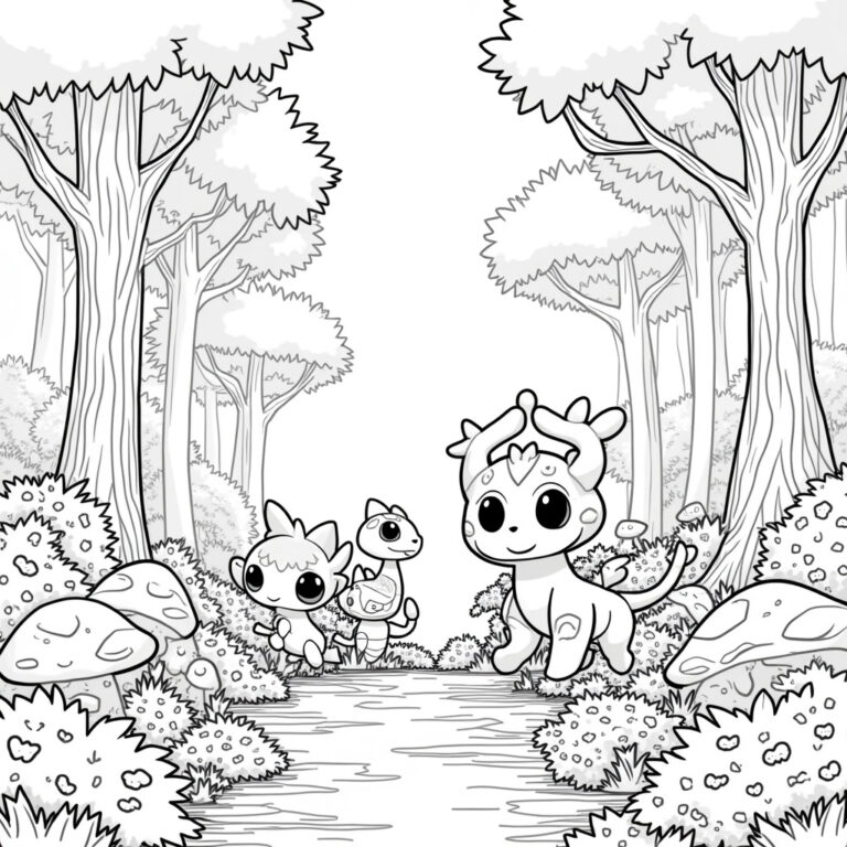 Digimon Coloring Pages - Page 1