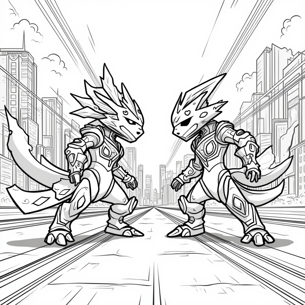 Digimon Coloring Pages - Page 2